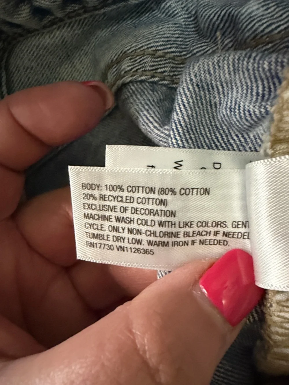 Universal Thread Light Blue Distressed Patchwork 90’s Baggy Leg size 14